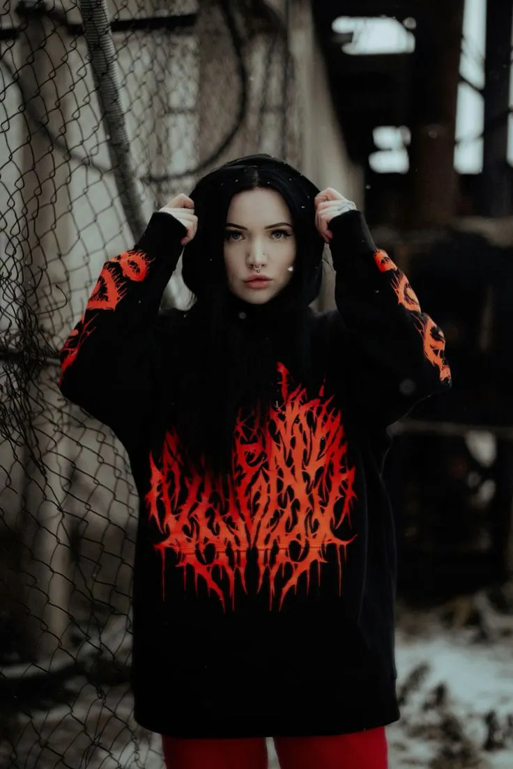 Awesome 3D-printed band hoodie. gallery image