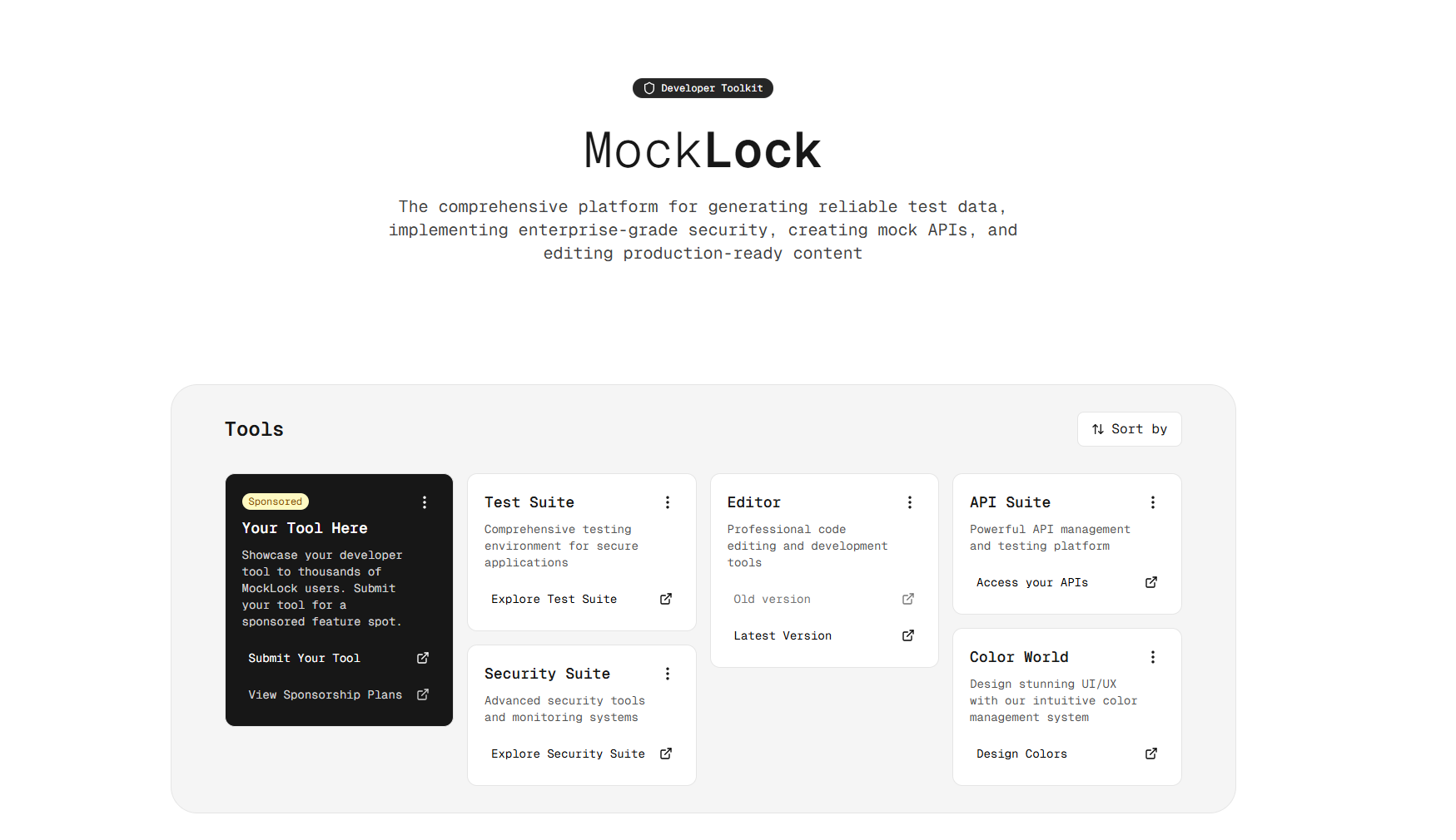 Mocklock - La piattaforma completa per gli sviluppatori. media 1