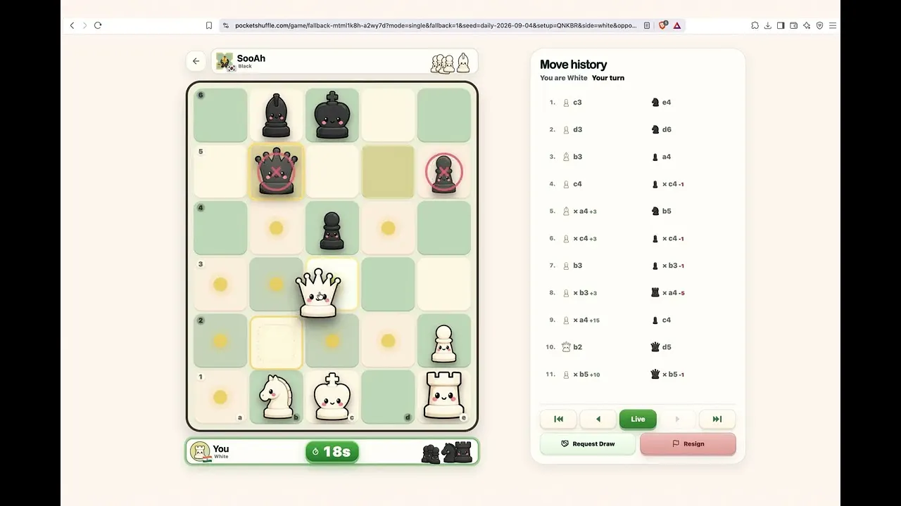 Pocket Shuffle Chess gallery image