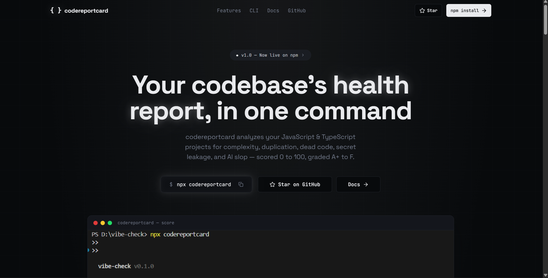 Codereportcard gallery image