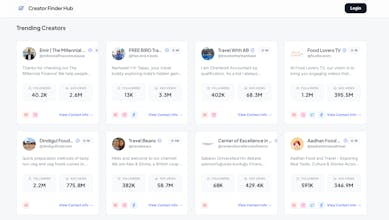 Creator Finder Hub gallery image