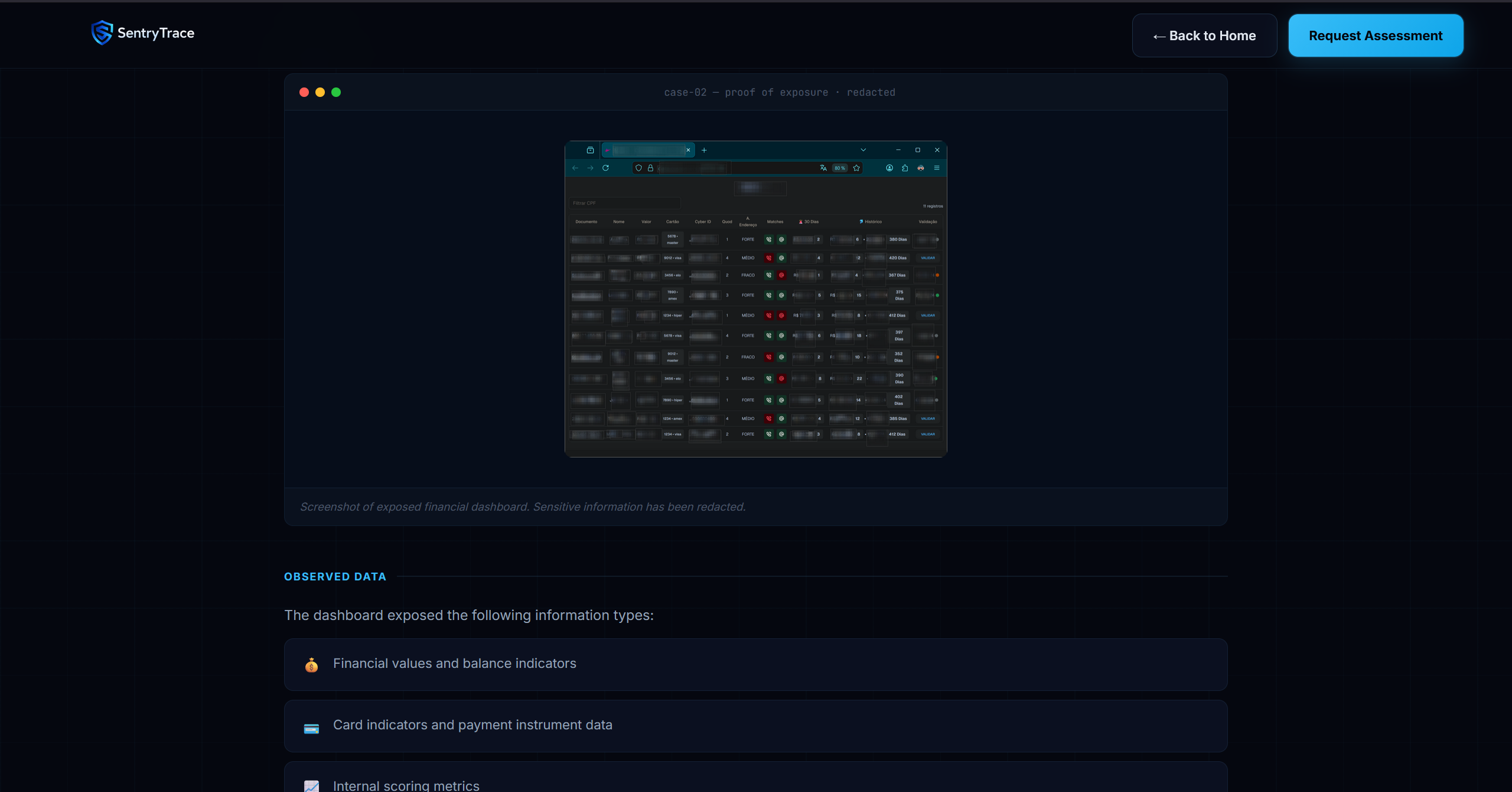 SentryTrace - Screenshot 3 showing product features and functionality