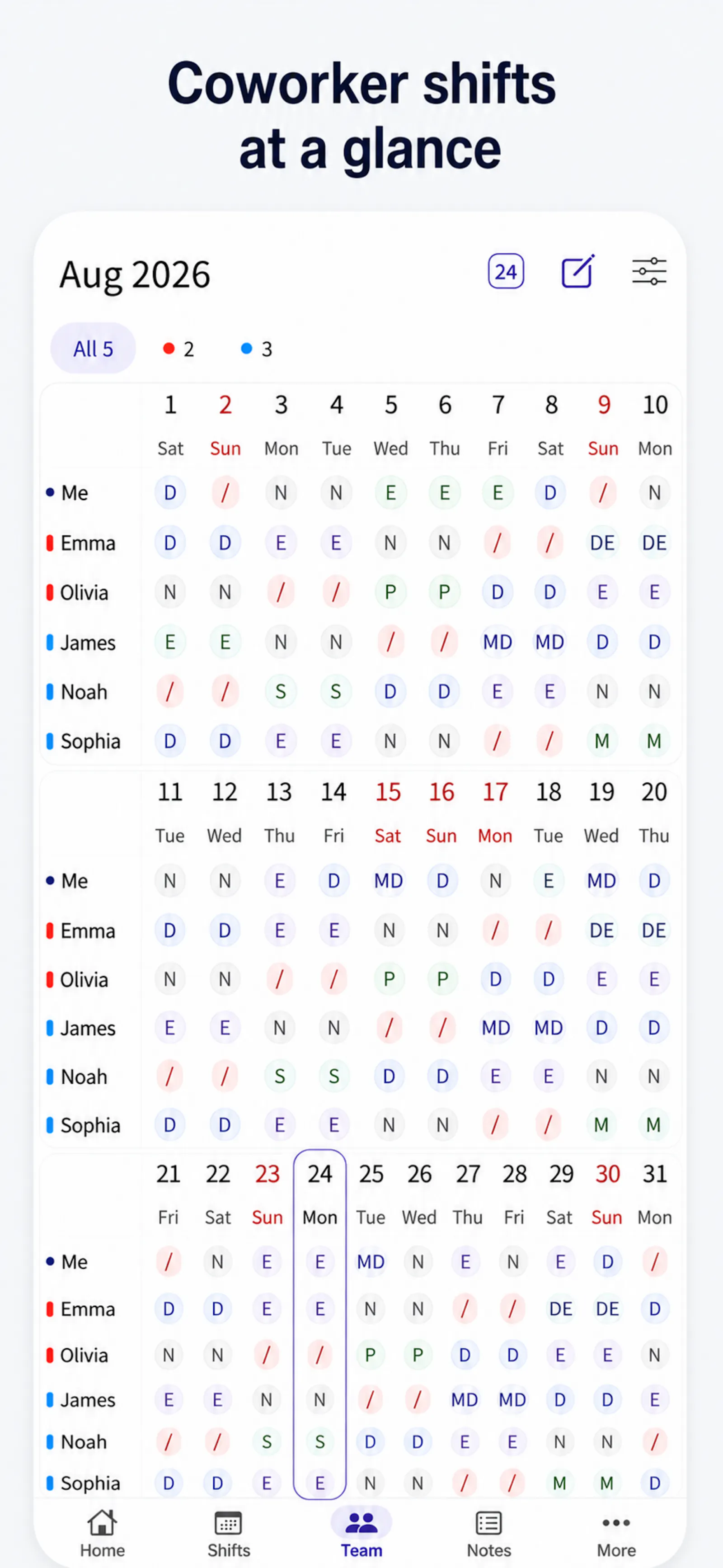 ShiftMate - Nurse shift calendar screenshot 4