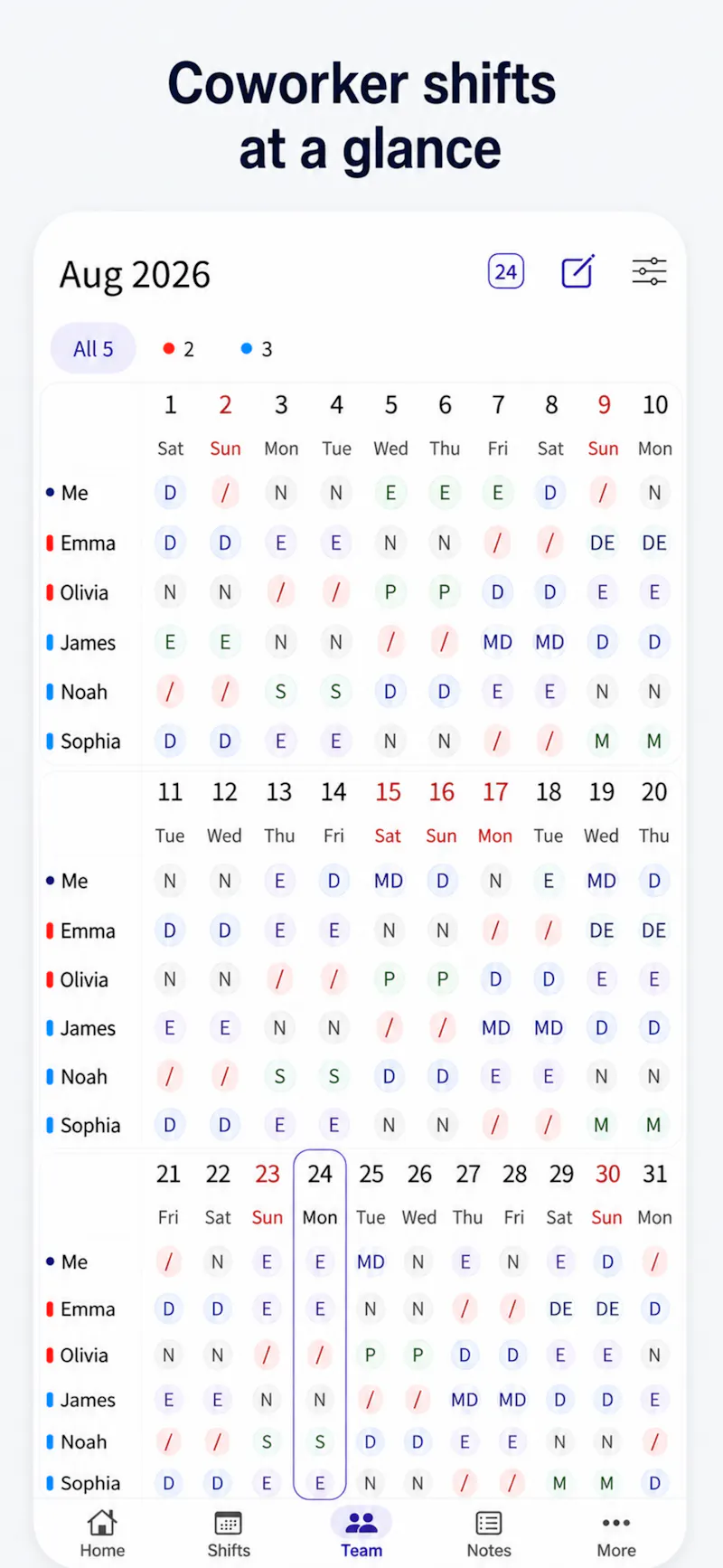 ShiftMate - Nurse shift calendar screenshot 4
