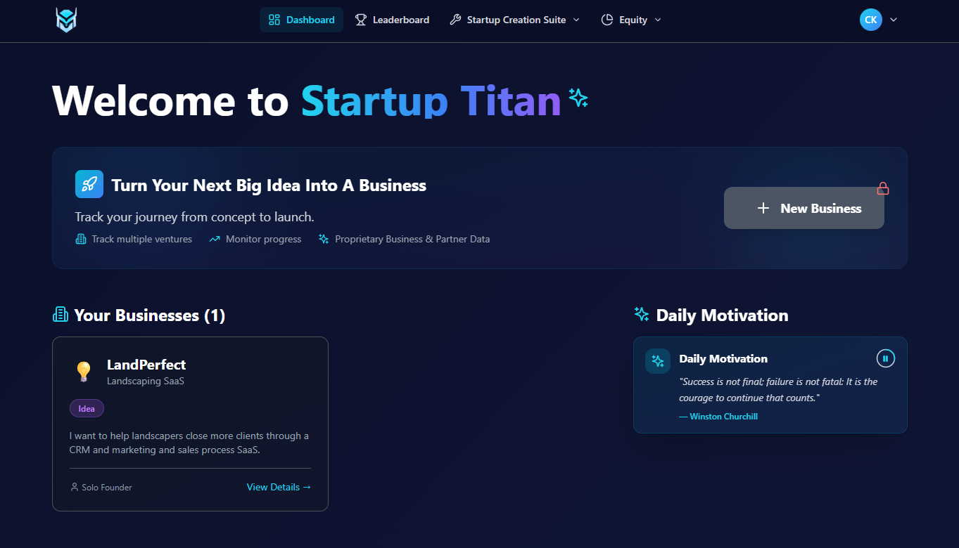 Startup Titan gallery image