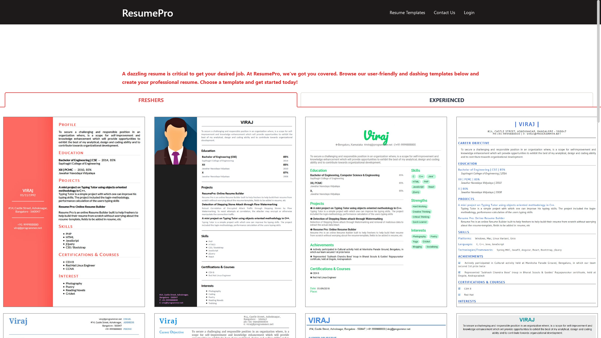 ResumePro gallery image