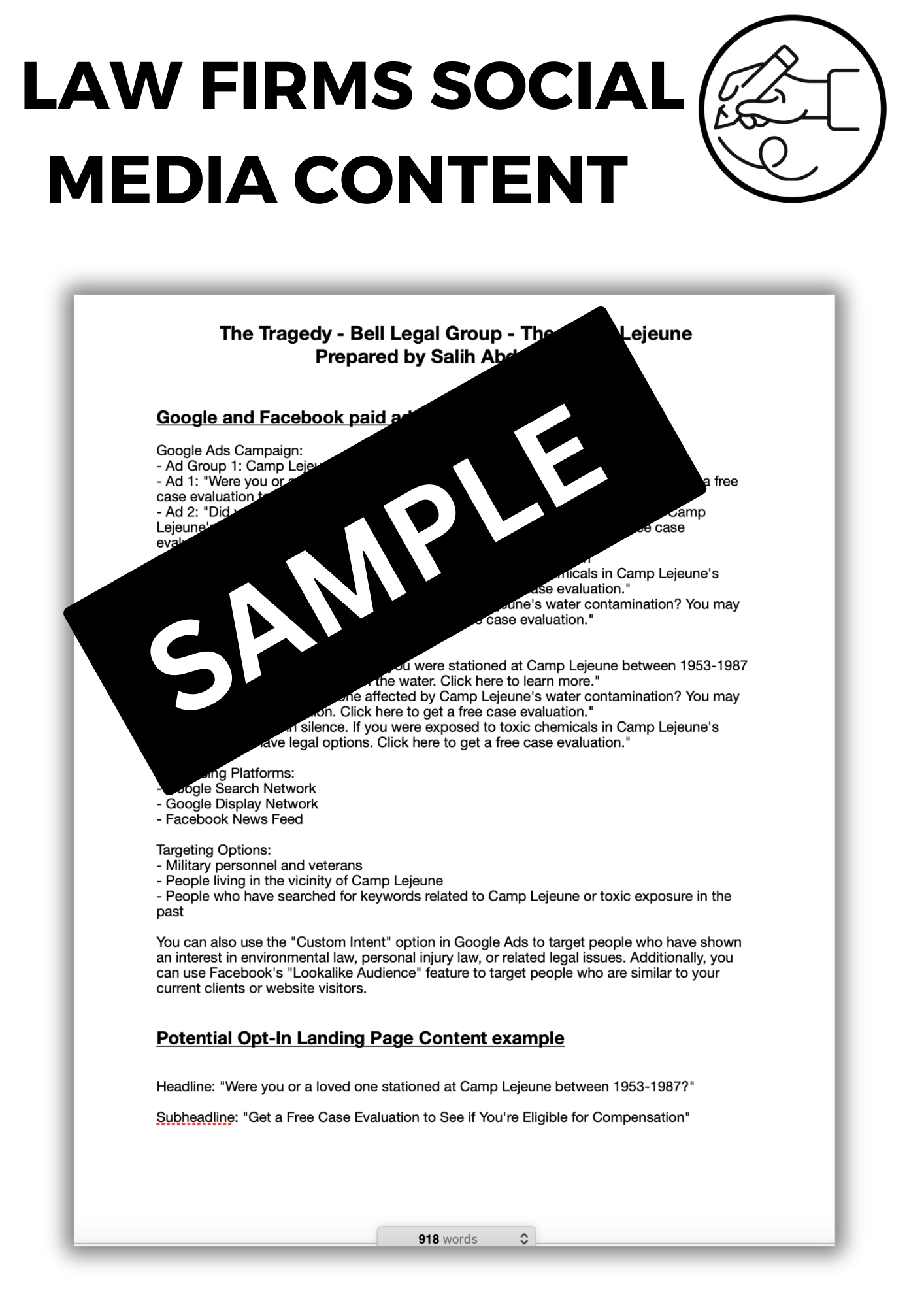 Content Development and Copywriting media 11