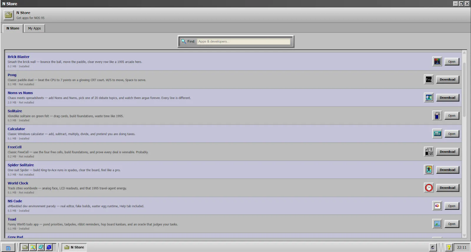 NOS 95 screenshot 4