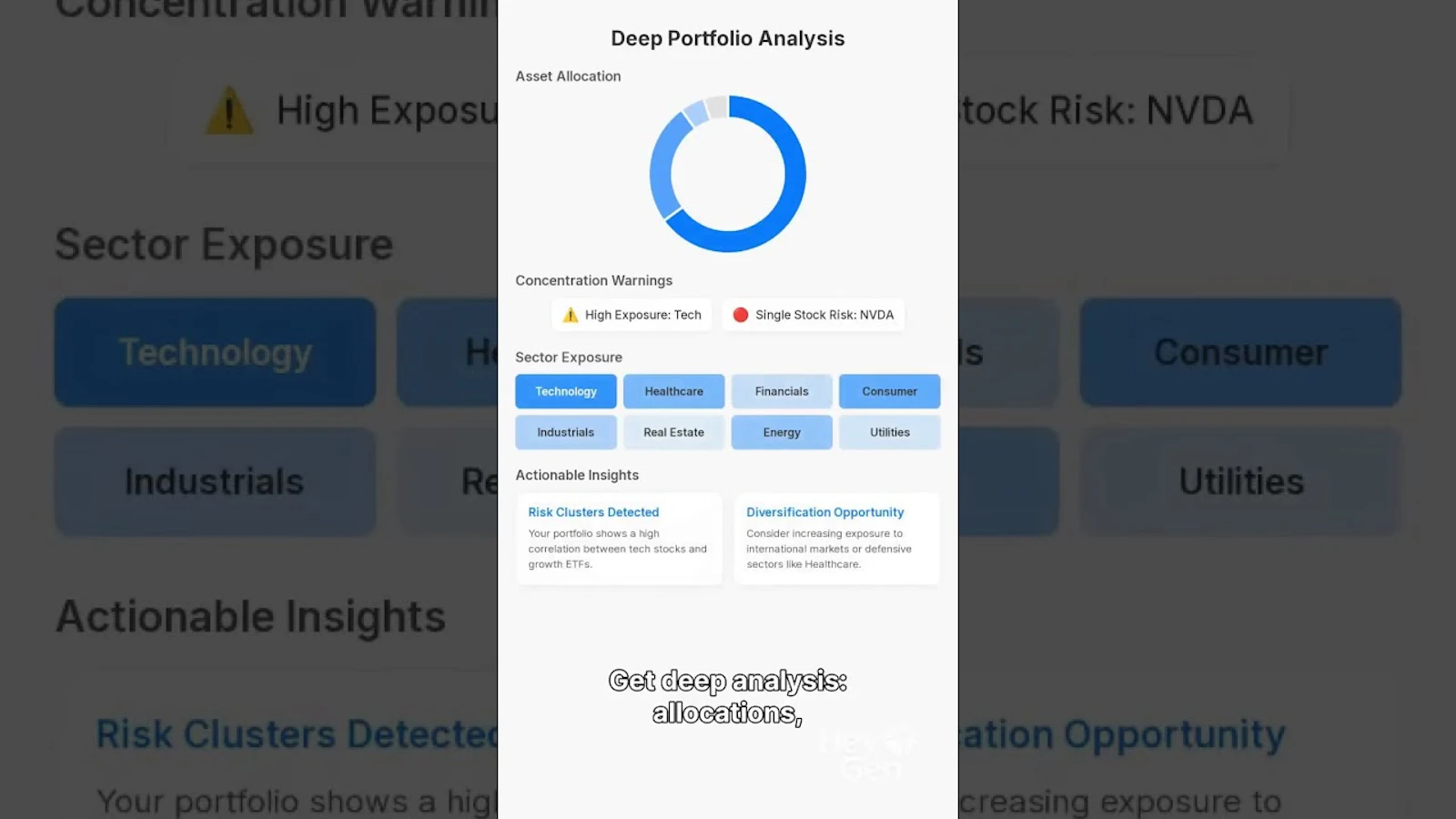 POTENTIUM-AI Wealth Manager screenshot 1 (video preview)