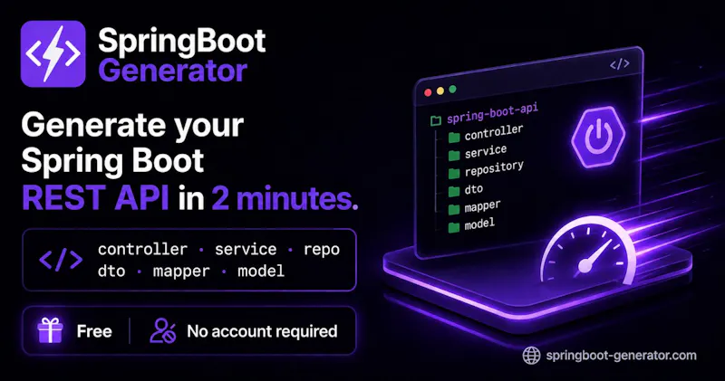 SpringBoot Generator screenshot 1