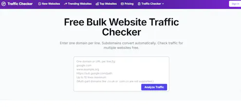 Free Website Traffic Checker gallery image