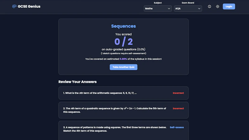 GCSE Genius screenshot 5