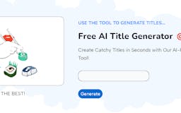 TitleWiz: Free AI Title Generator media 1