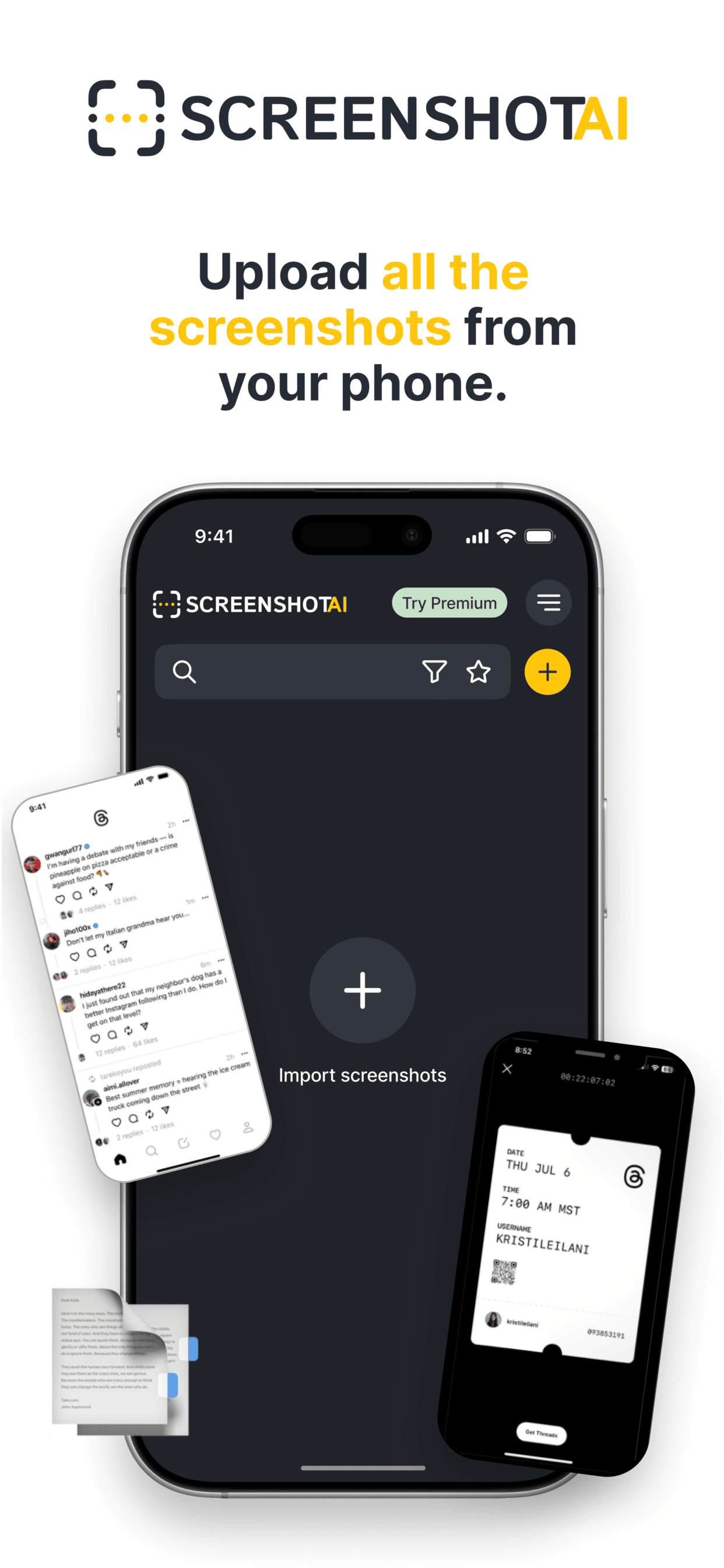 Screenshot AI: Scan & Organize - Screenshot 3 preview