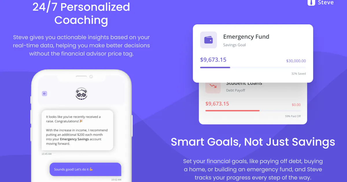 Steve: AI Financial Coach