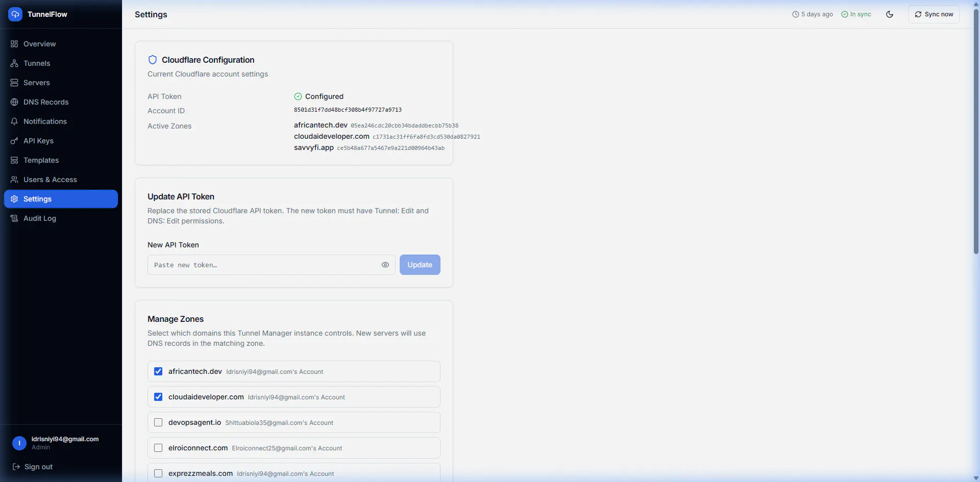 TunnelFlow — Cloudflare Tunnel Manager gallery image