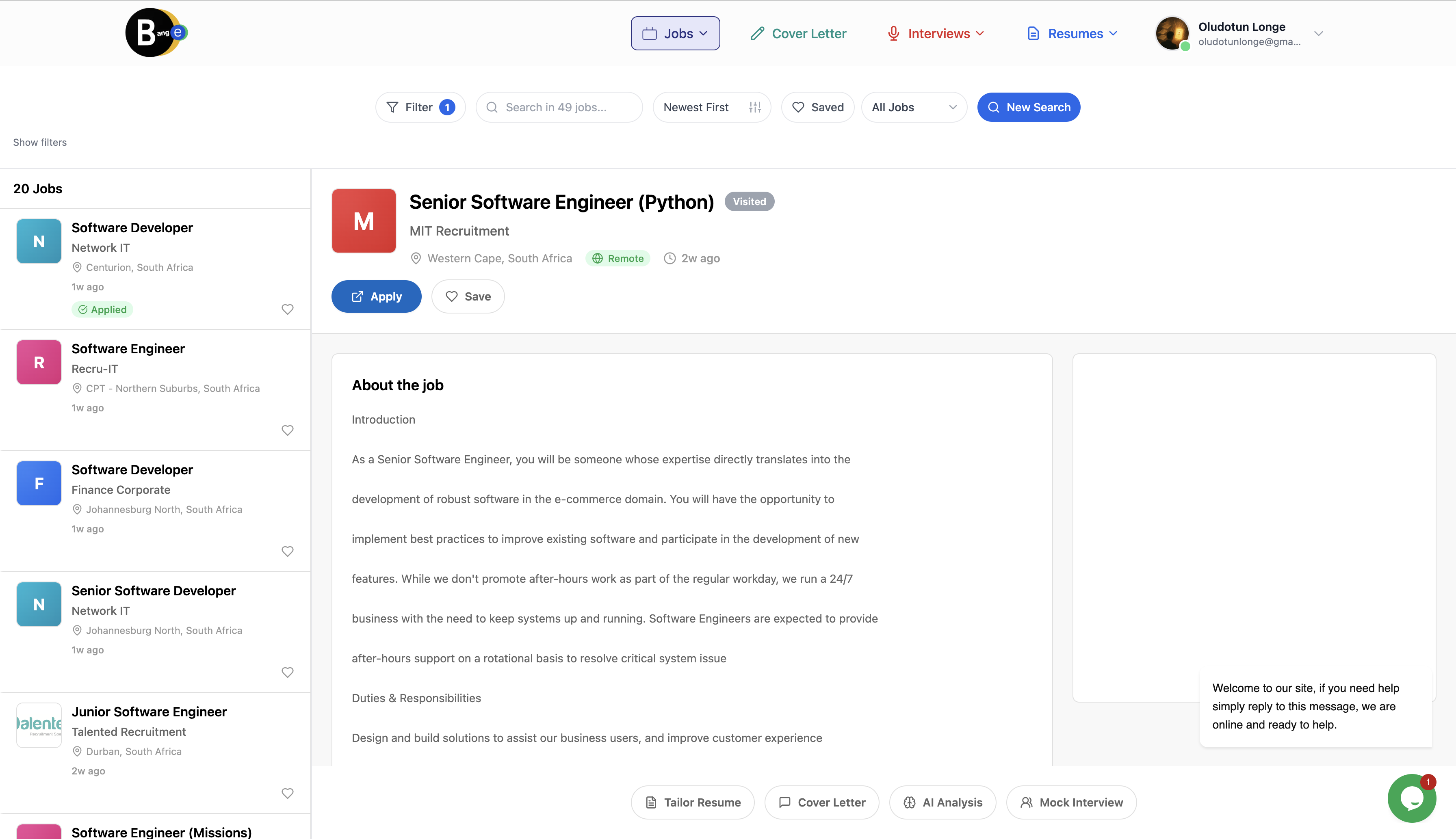 Bange.io - Screenshot 3 showing product features and functionality