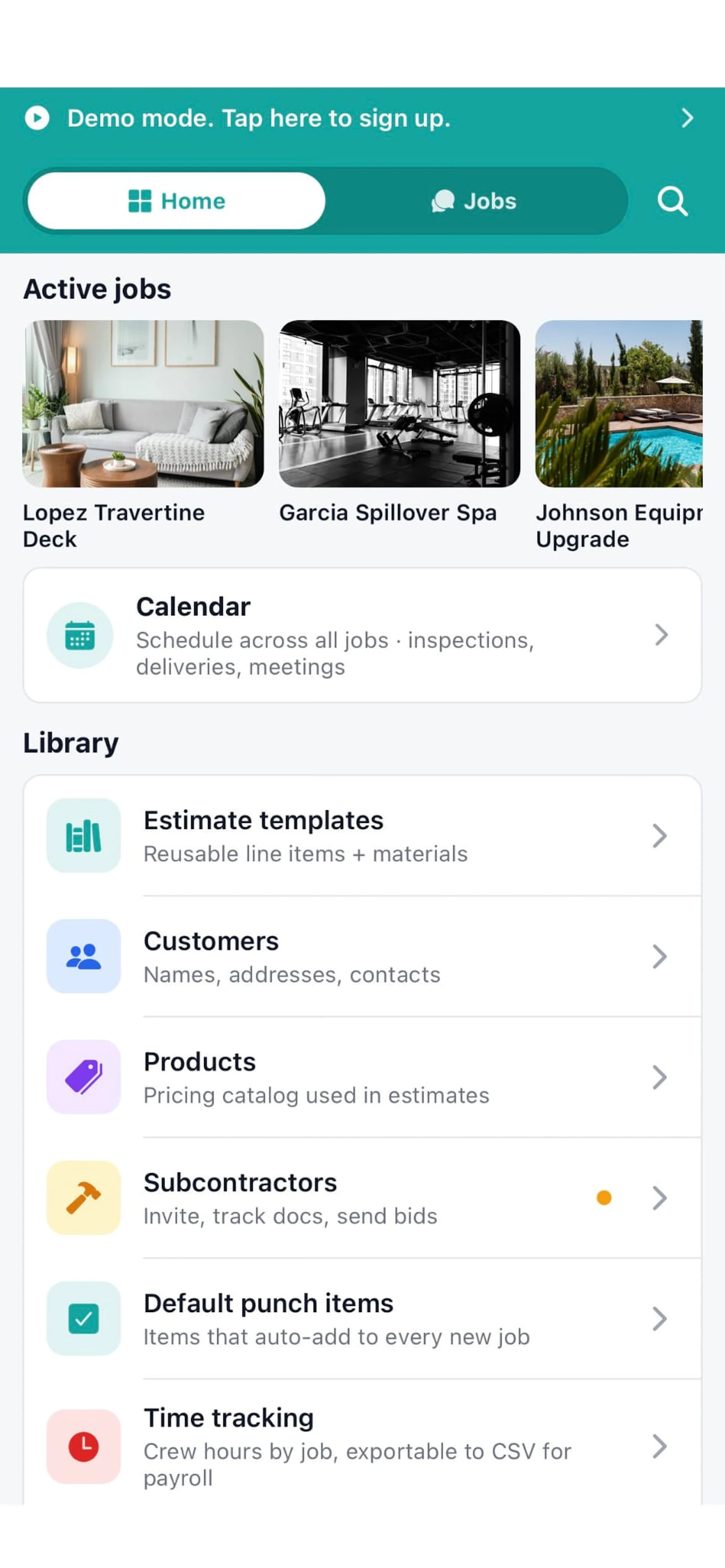 Workhand screenshot 2