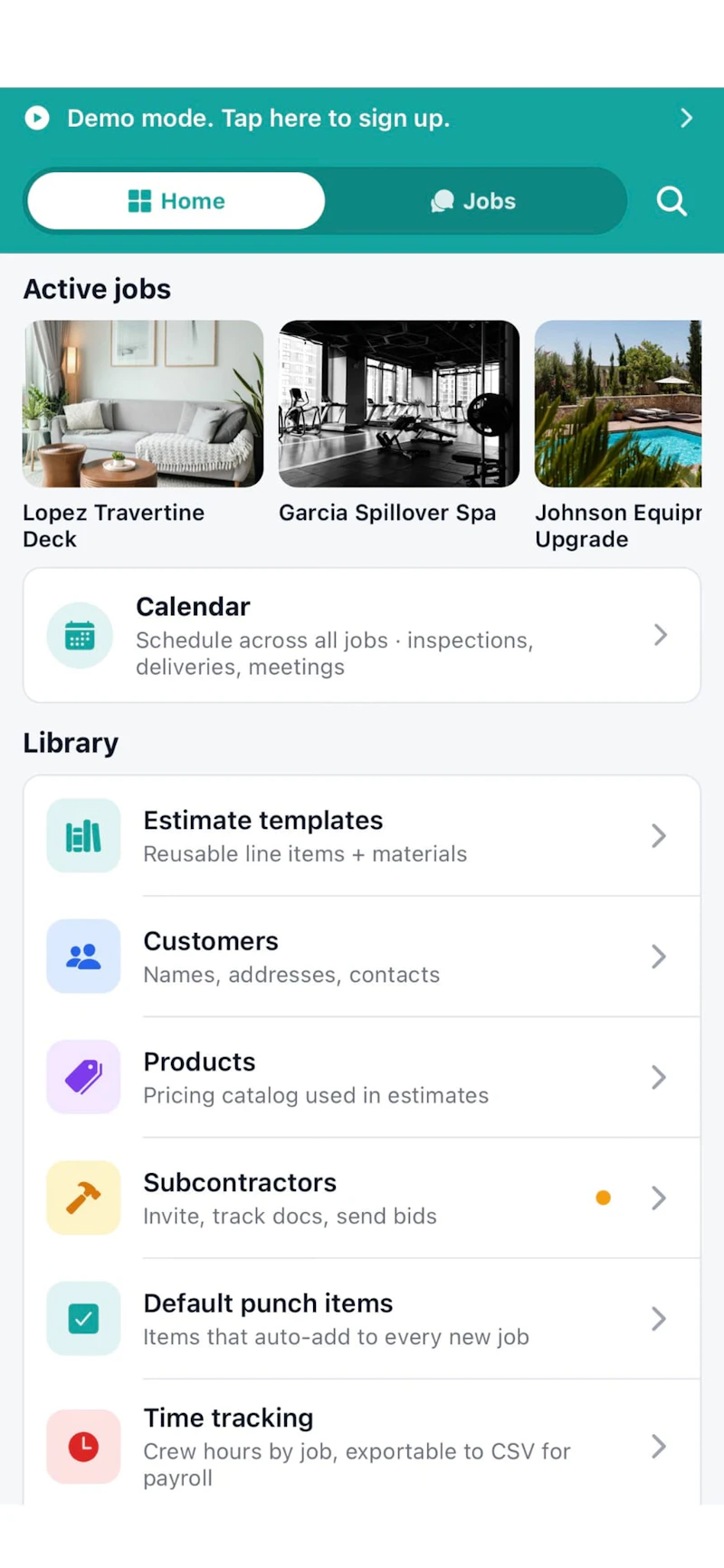 Workhand screenshot 2