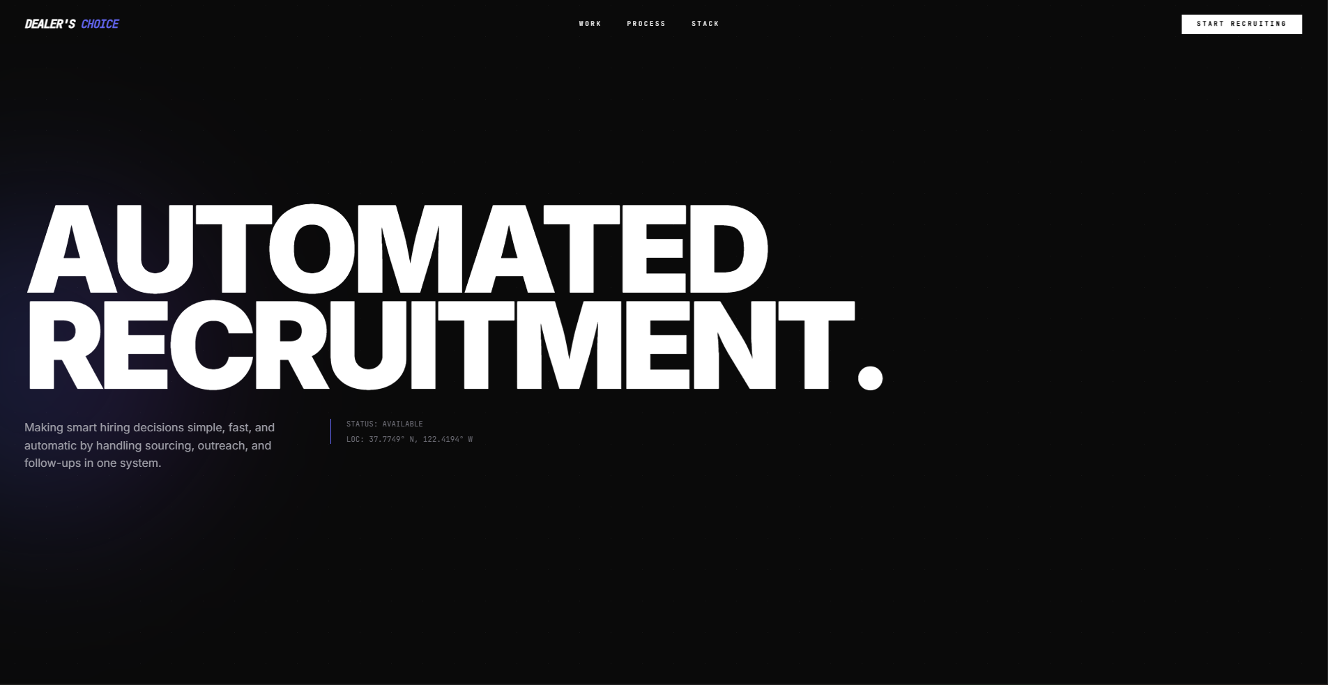 Dealer's Choice - Screenshot 2 showing product features and functionality