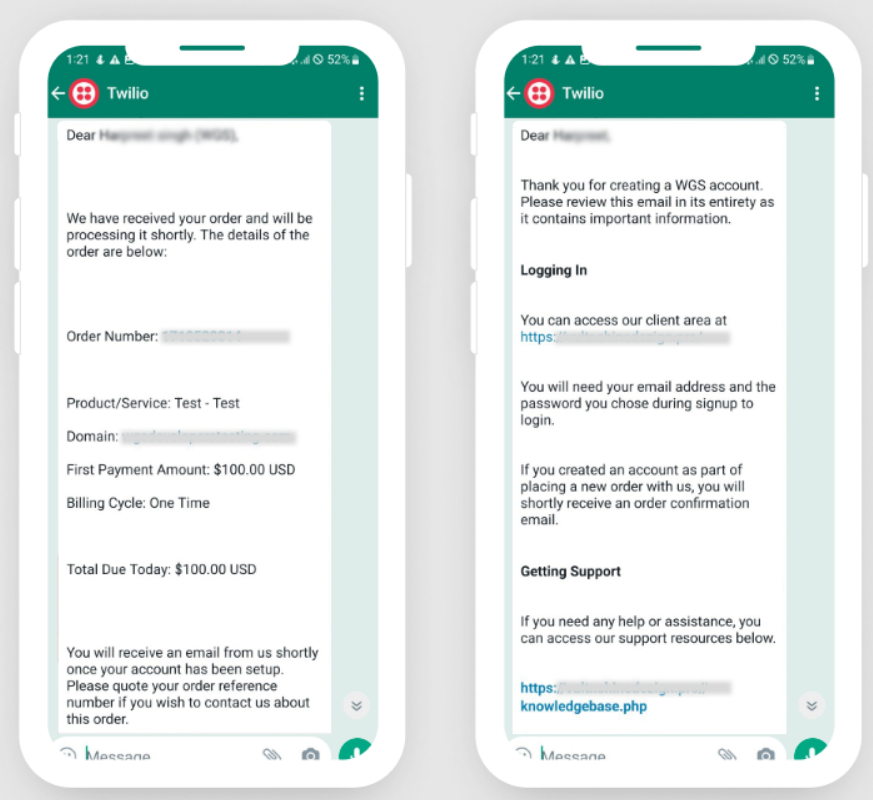 WHMCS WhatsApp модуль уведомления - Развивать свой бизнес с помощью модуля уведомлений WhatsApp медиа 3