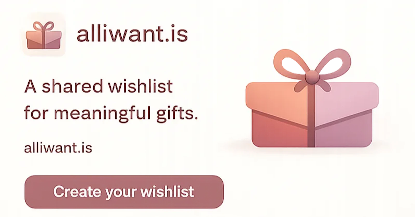 alliwant.is screenshot 1