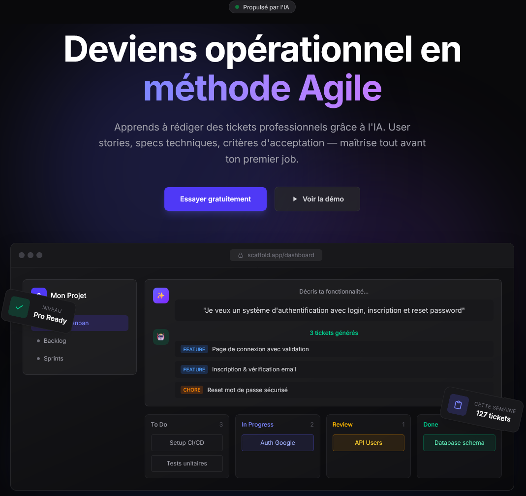 Scaffold - Main product screenshot demonstrating key features and user interface