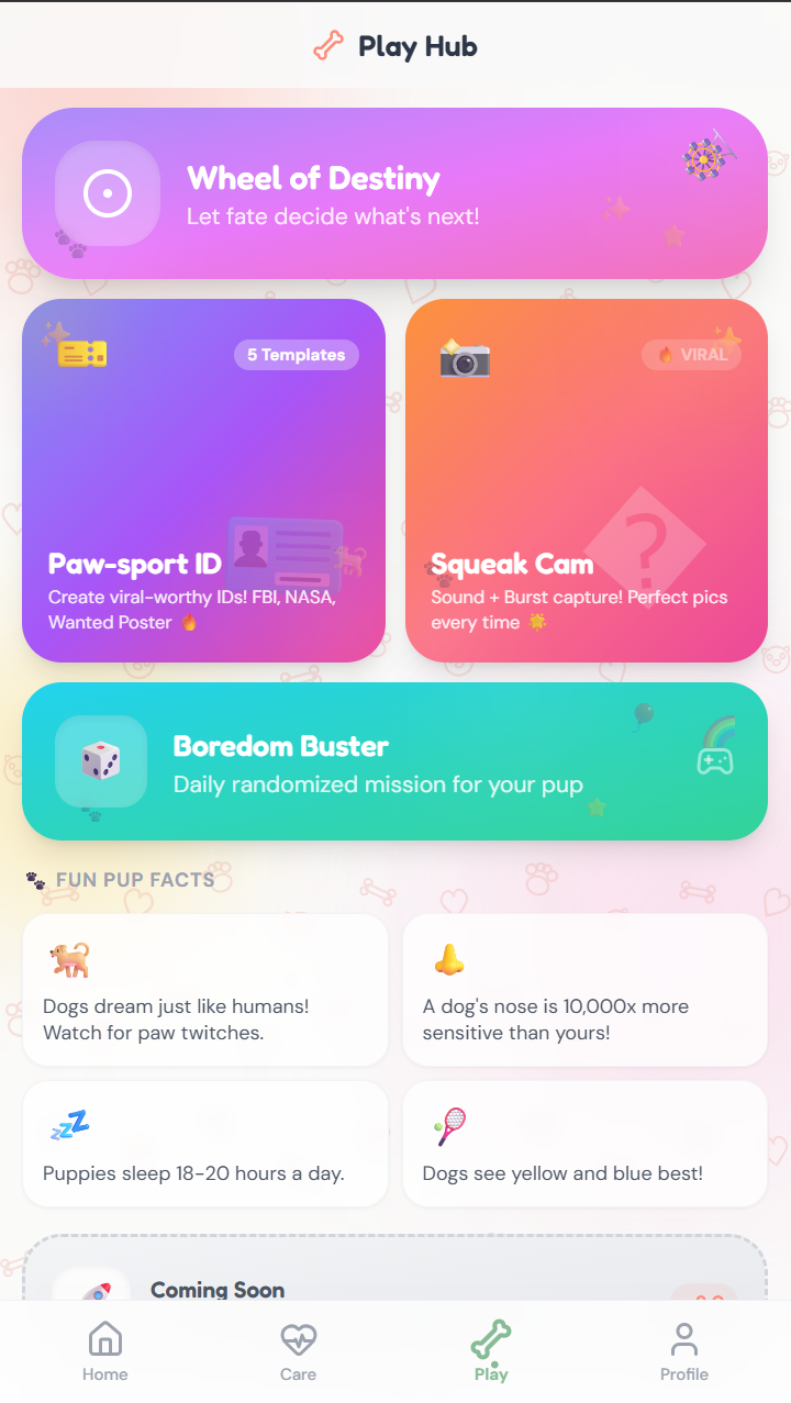 Pup & Pop - Screenshot 4 showing product features and functionality