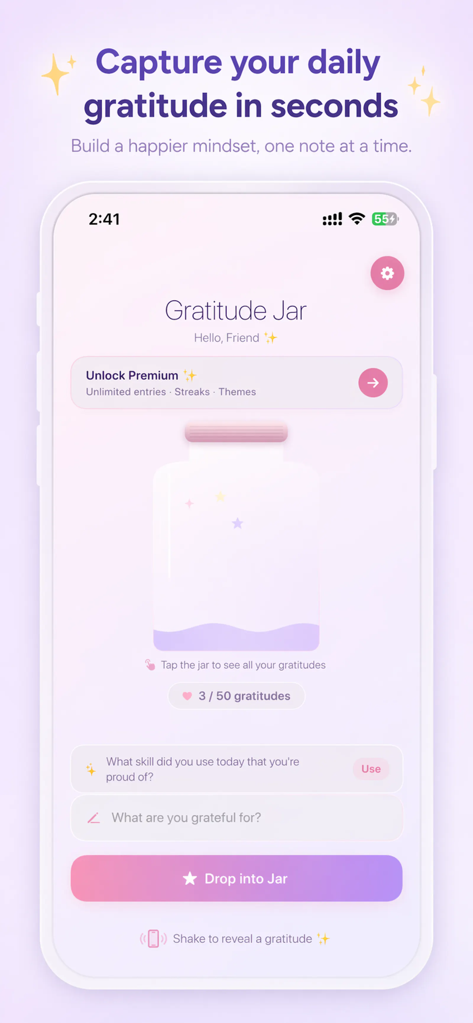 Gratitudes Jar screenshot 1