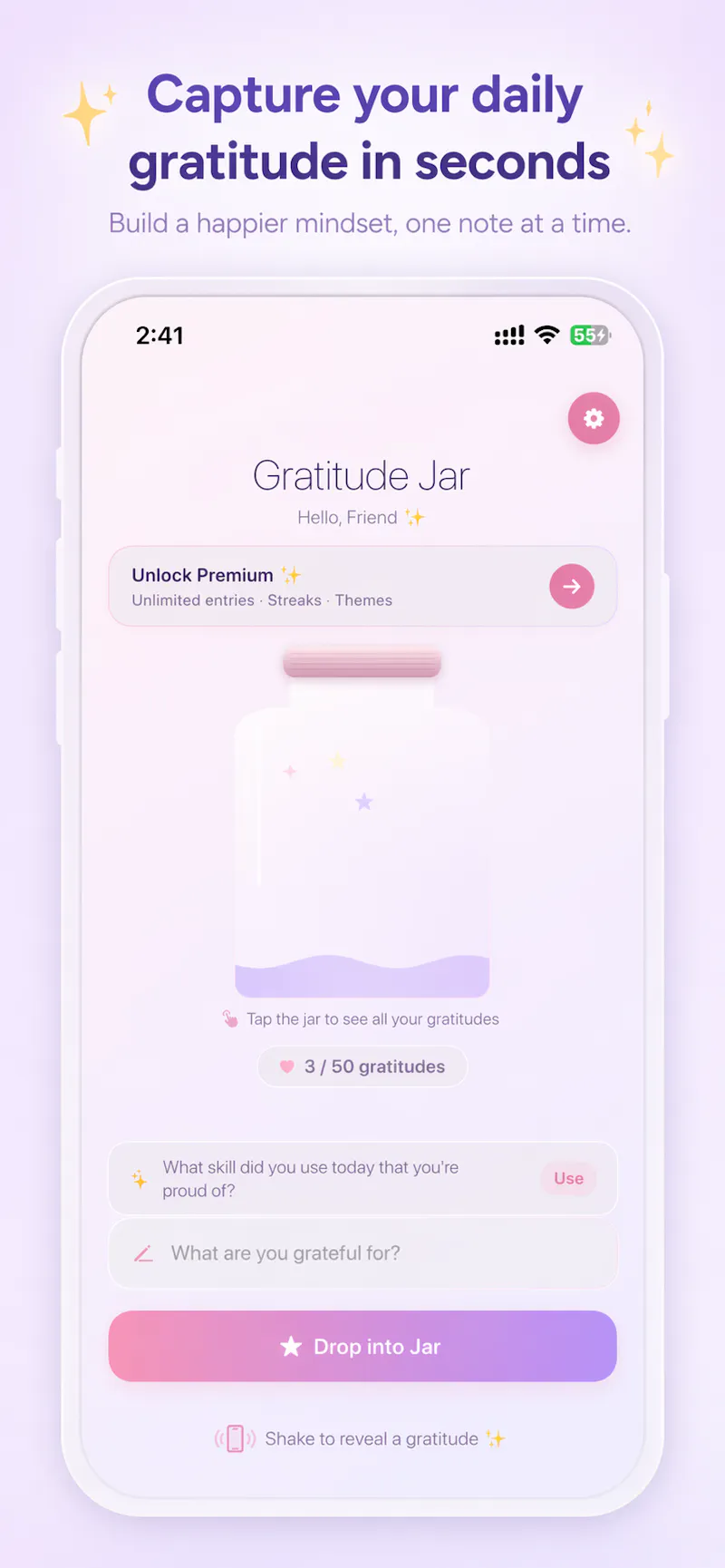 Gratitudes Jar screenshot 1