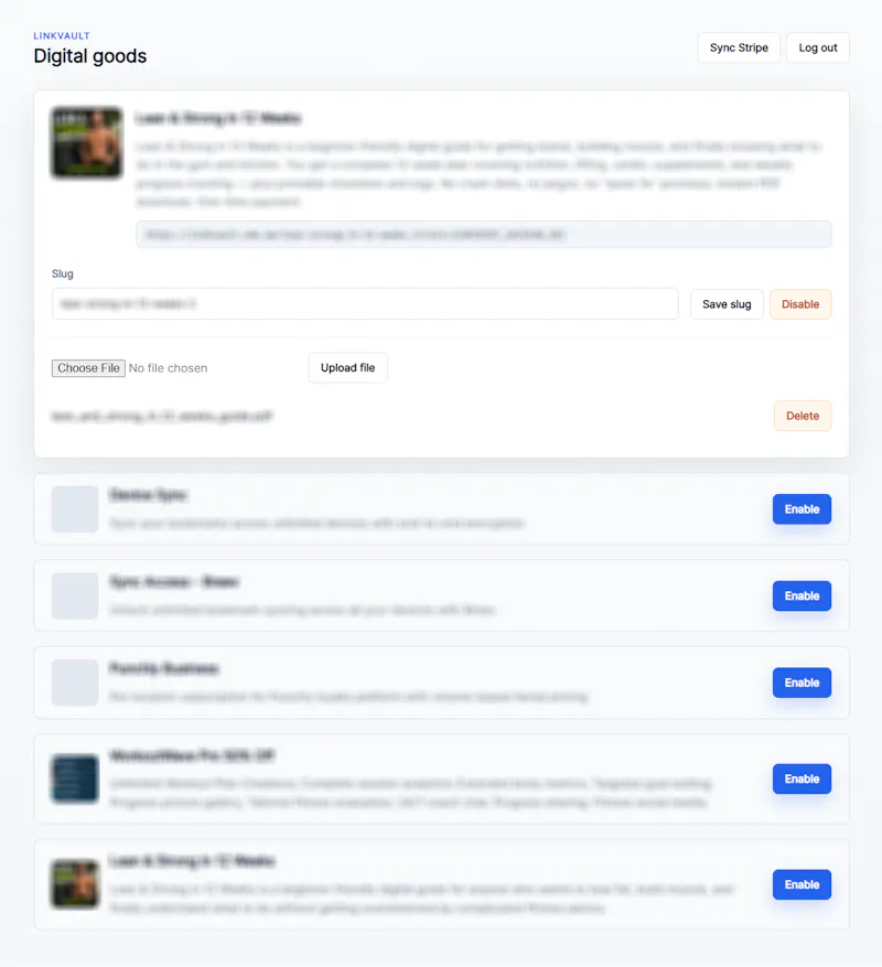 LinkVault screenshot 1