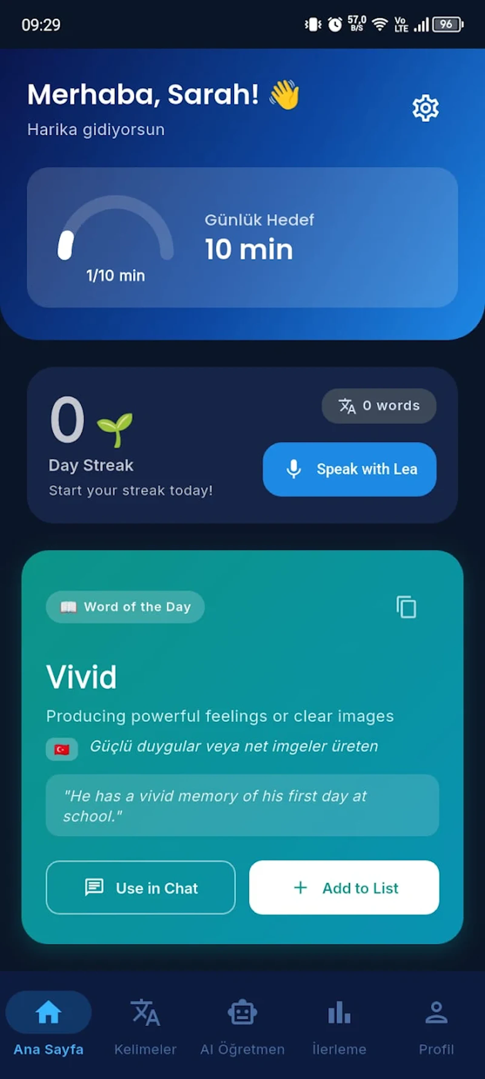 SpeakLearn screenshot 1