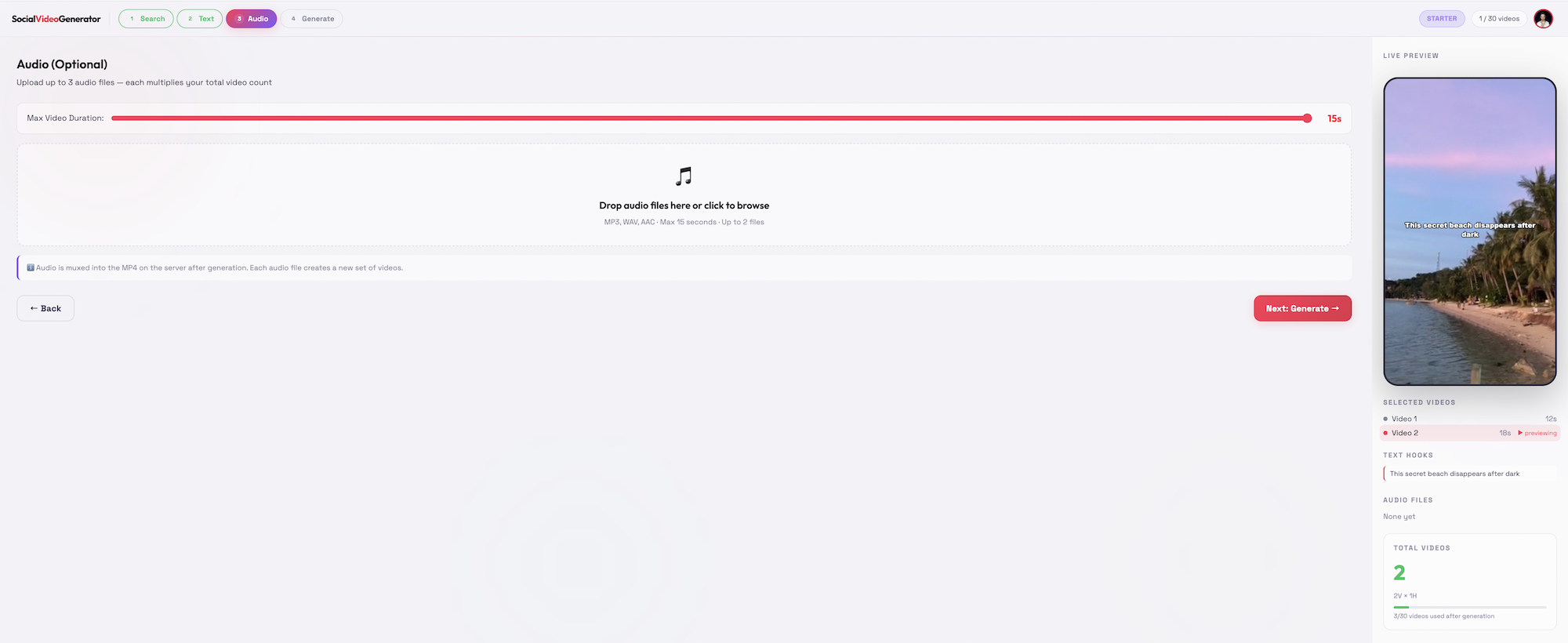 SocialVideoGenerator gallery image