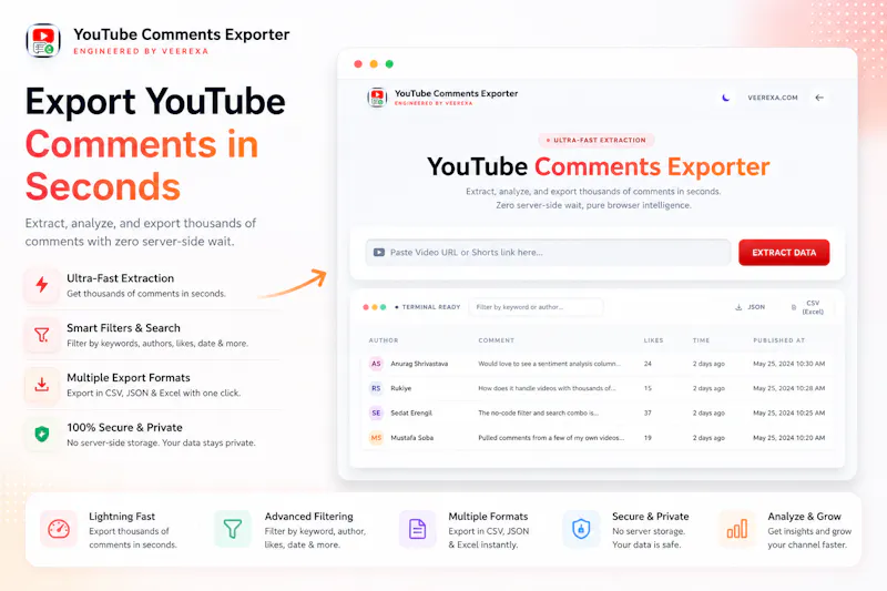 YouTube Comments Exporter screenshot 3