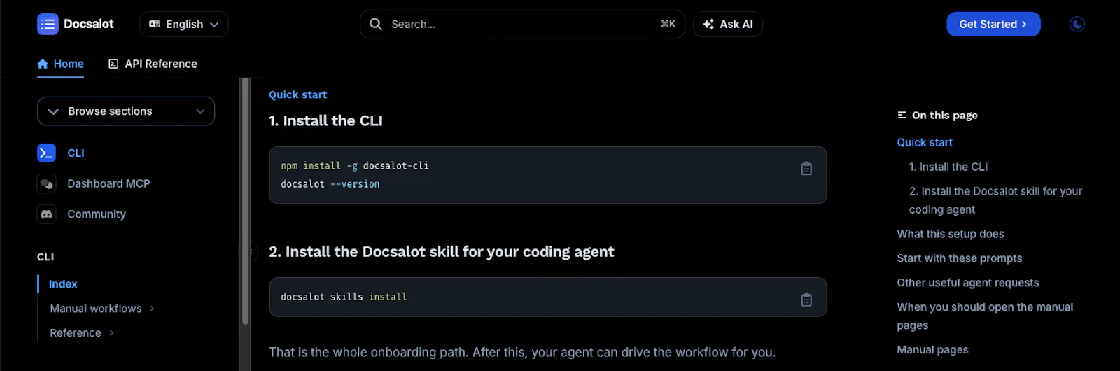 DocsAlot CLI screenshot 3