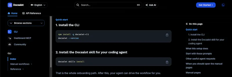 DocsAlot CLI screenshot 3