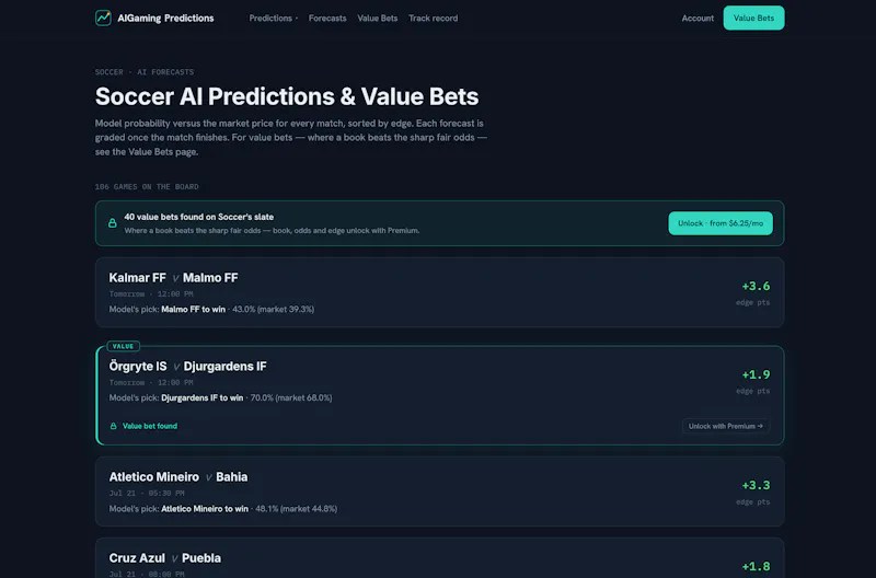 AiGamingPredictions screenshot 3