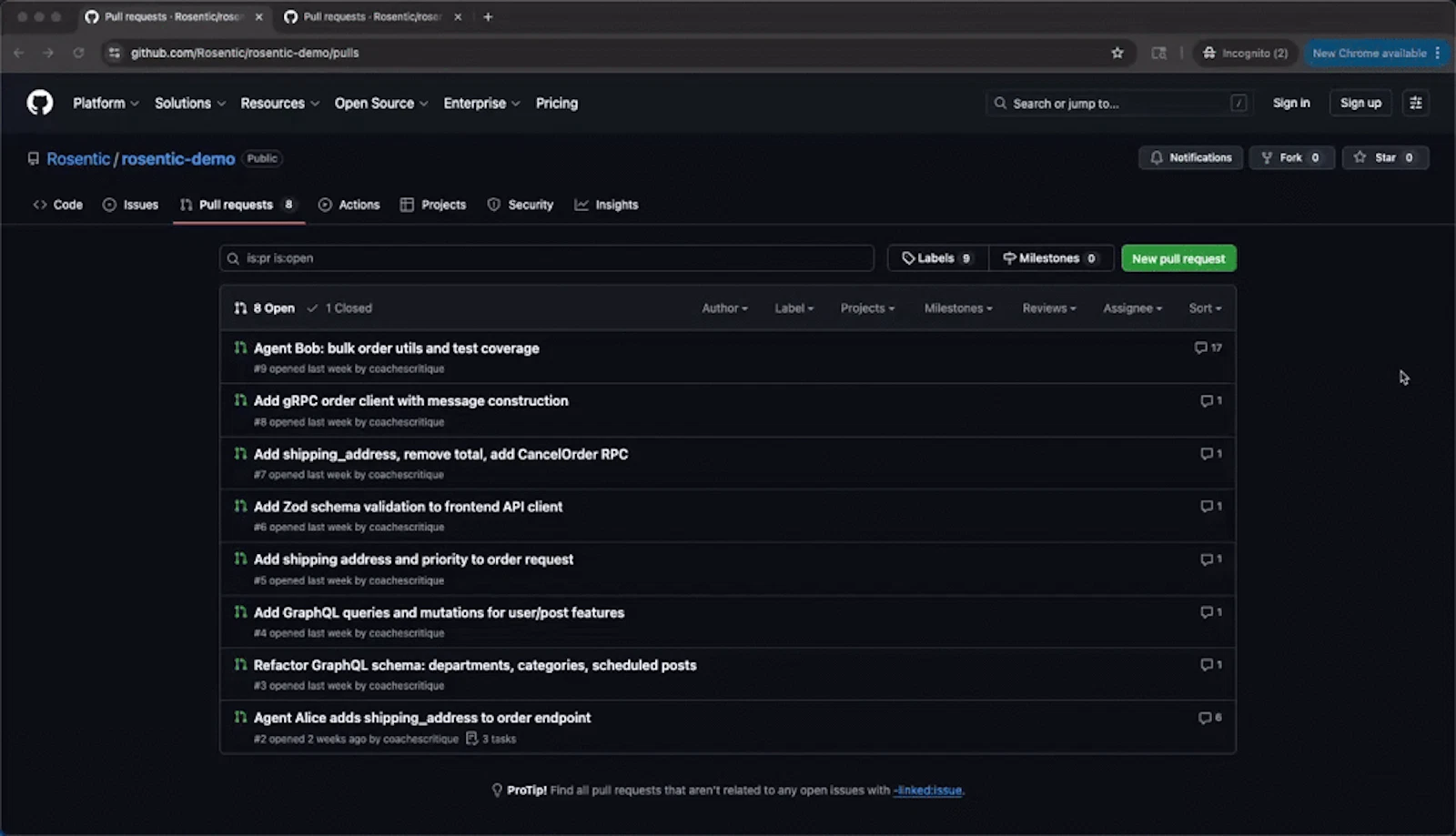 Rosentic screenshot 1 (video preview)