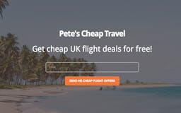 Pete's Cheap Travel media 1