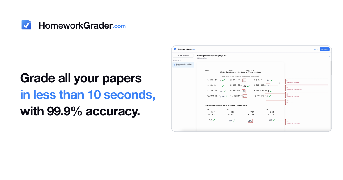HomeworkGrader.com gallery image