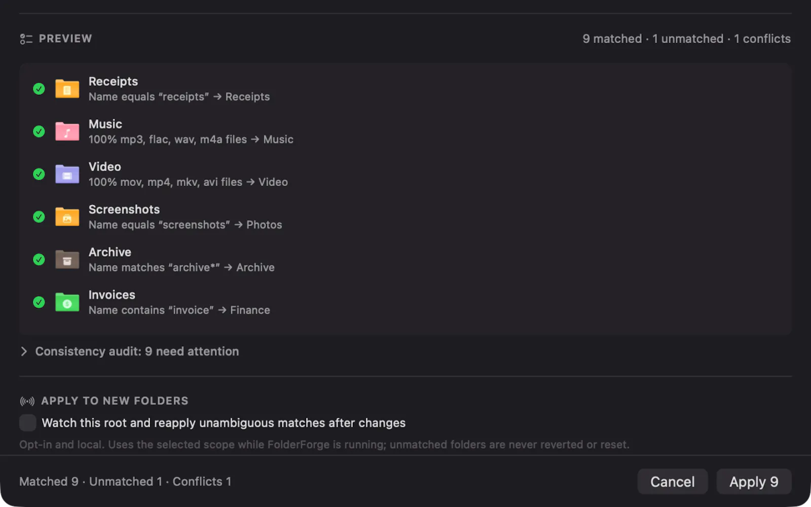 FolderForge screenshot 2