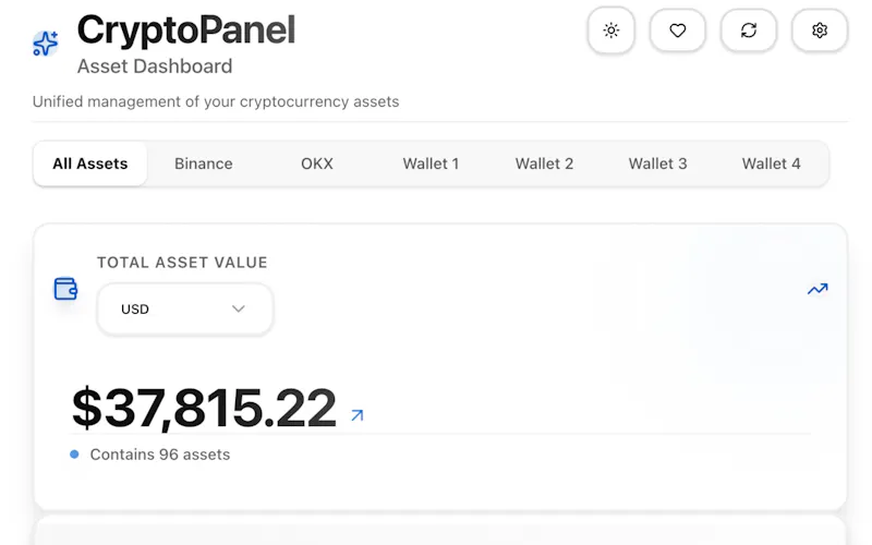 CryptoPanel screenshot 2