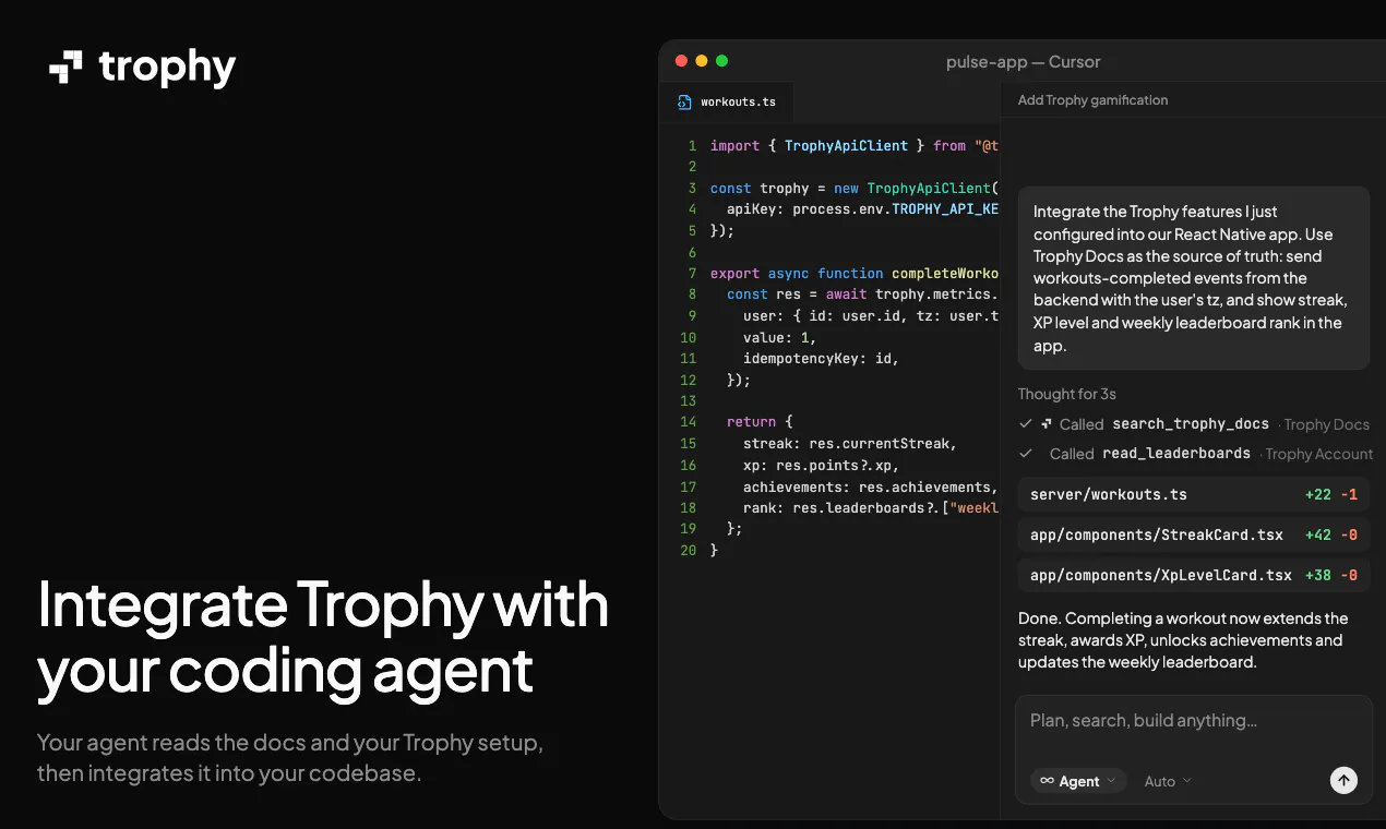 Trophy MCP Servers screenshot 1