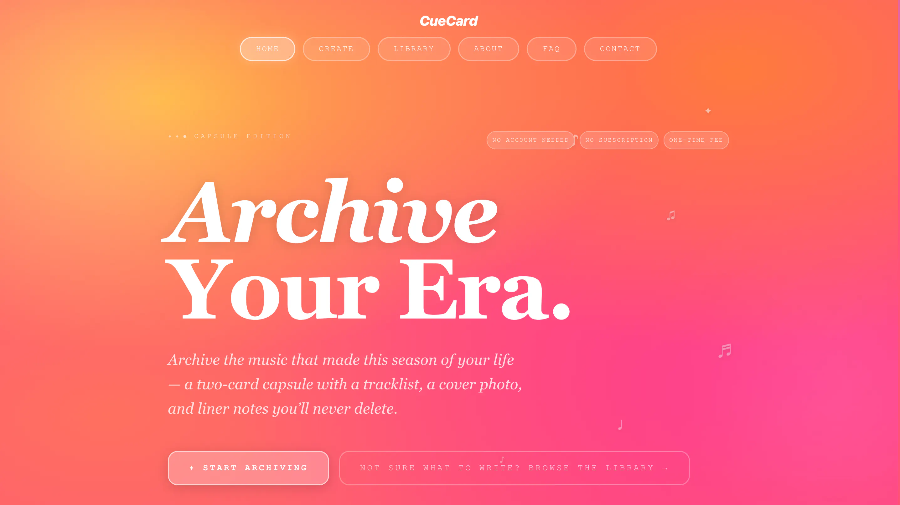 CueCard — Archive Your Era gallery image