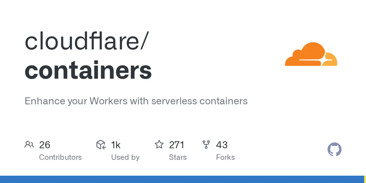 Cloudflare Containers gallery image
