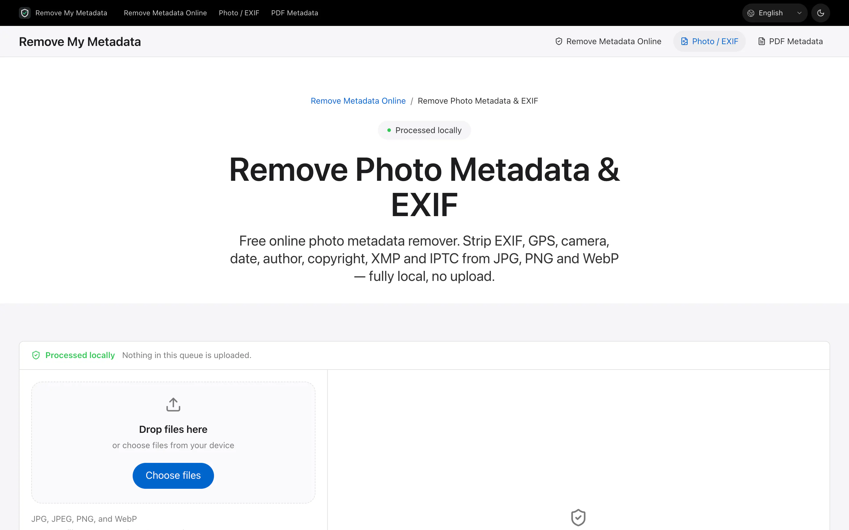 Remove My Metadata gallery image