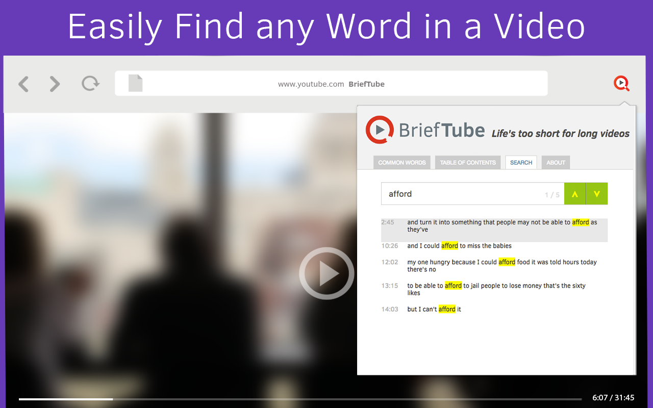 BriefTube gallery image