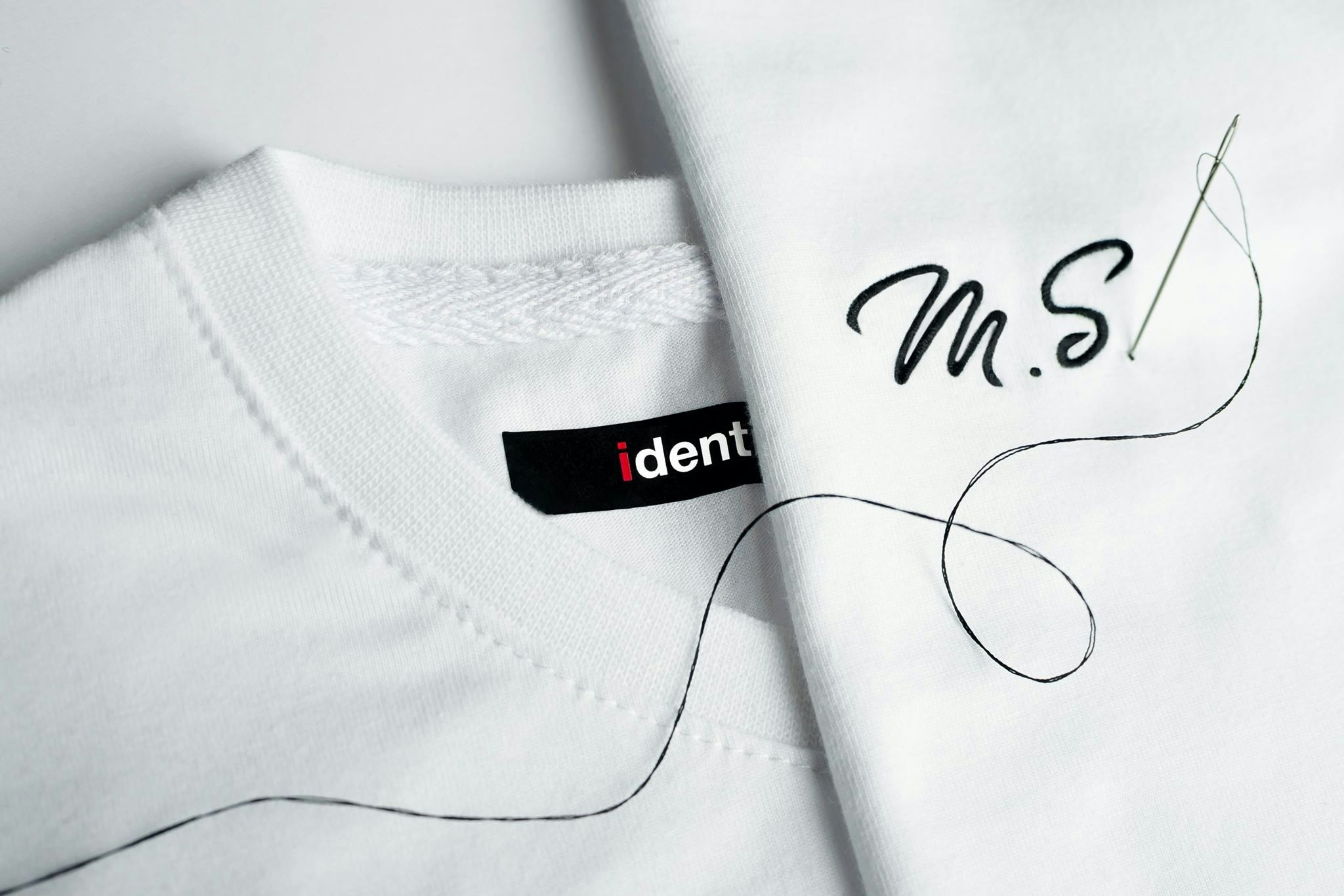 IDENTIFY – t-shirt with your custom embroidery gallery image