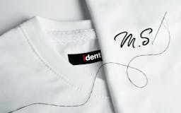 IDENTIFY – t-shirt with your custom embroidery media 3