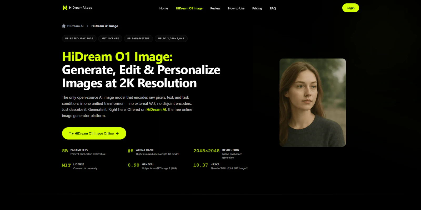 Hidream O1 Image screenshot 1